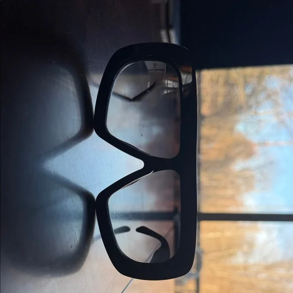 Celine Black Oversized Sunglasses EUC - Picture 1 of 12